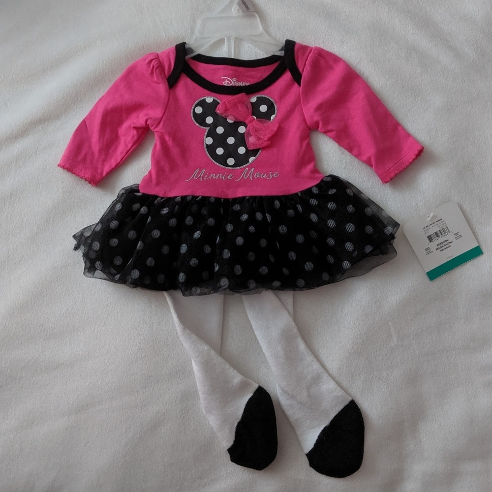 NB Minnie mouse set